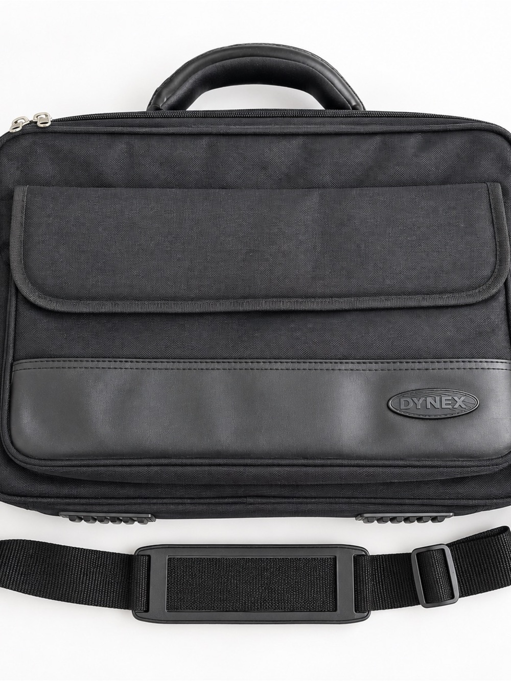 Dynex Black Padded Laptop Briefcase Carrying Case 16” With Shoulder Strap